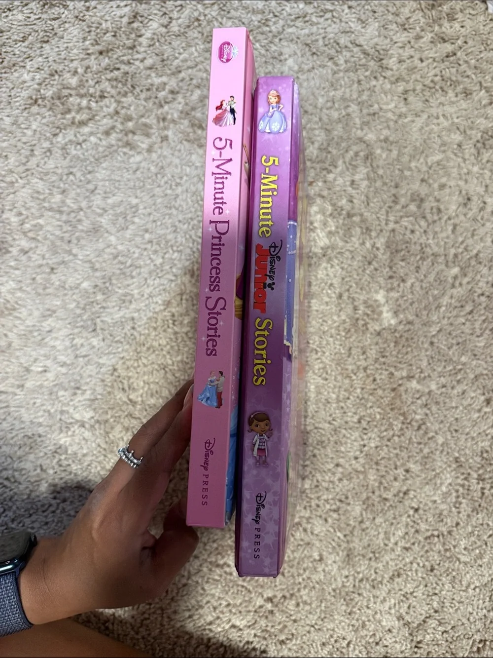 Disney Pink 5 Minute Princess Stories - Sparkling Pink Covers